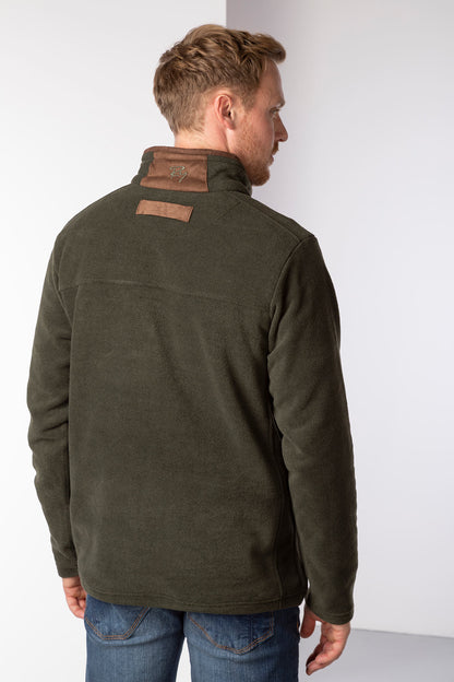 Khaki - Mens Huggate Overhead Fleece