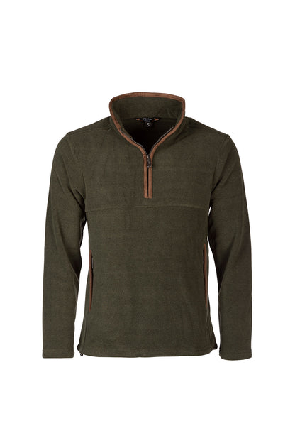 Marl Khaki - Mens Huggate Overhead Fleece