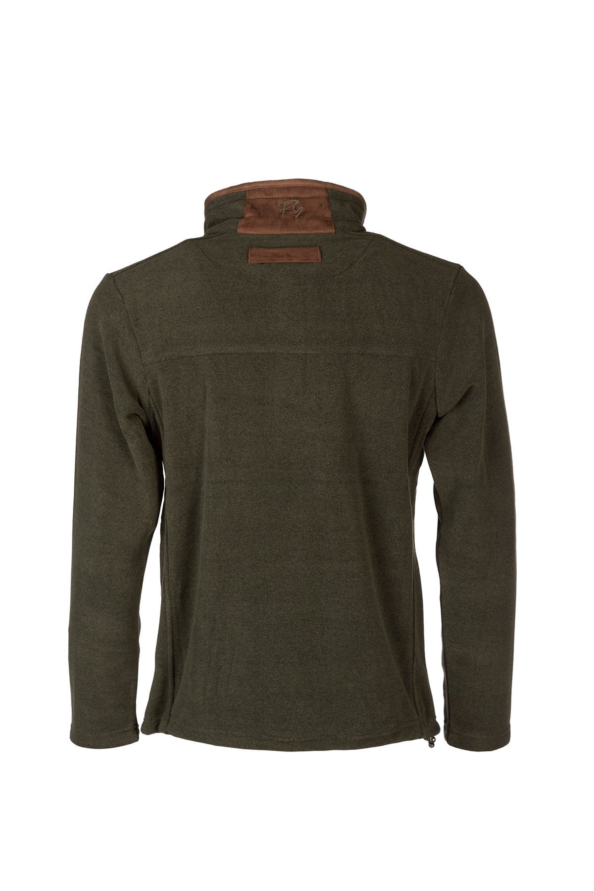 Marl Khaki - Mens Huggate Overhead Fleece