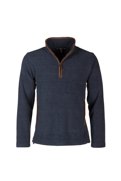 Marl Navy - Mens Huggate Overhead Fleece
