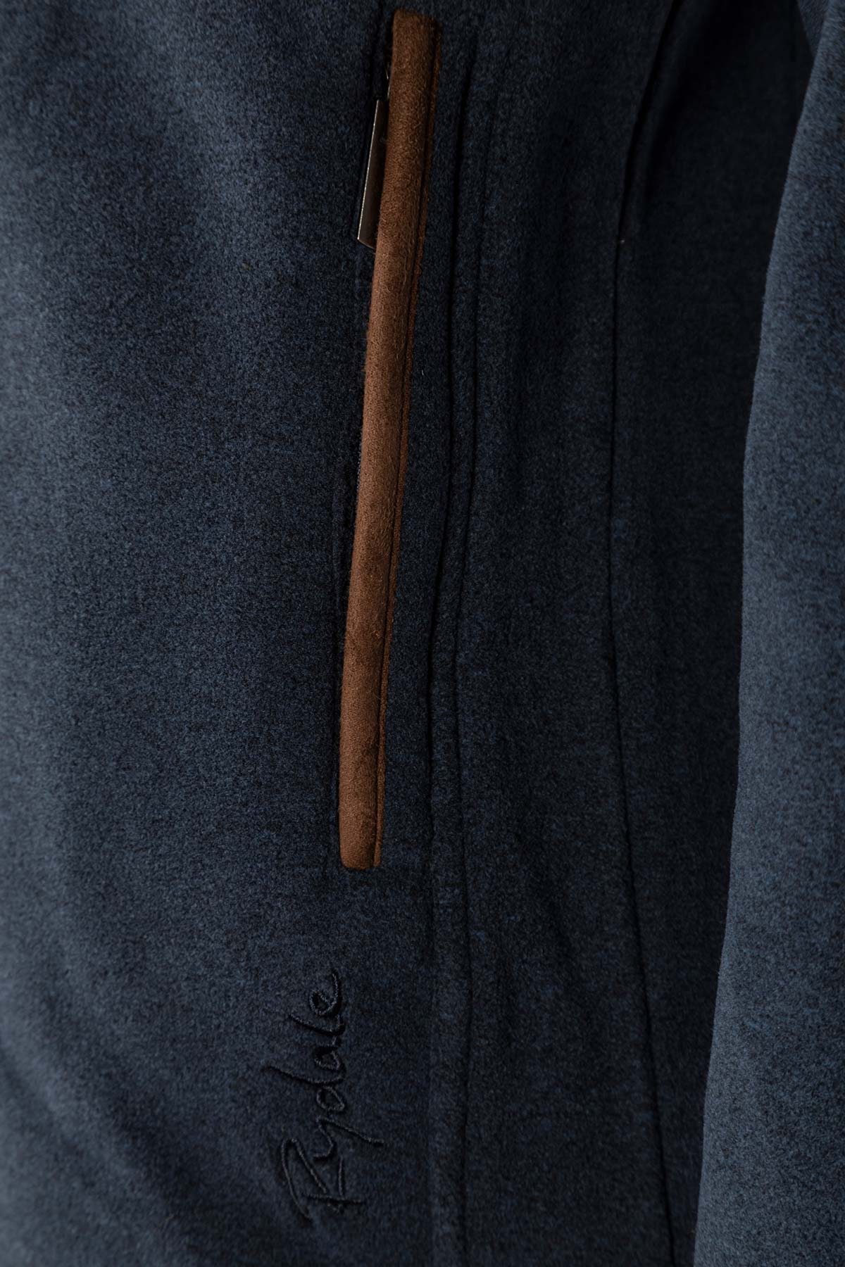 Marl Navy - Mens Huggate Overhead Fleece
