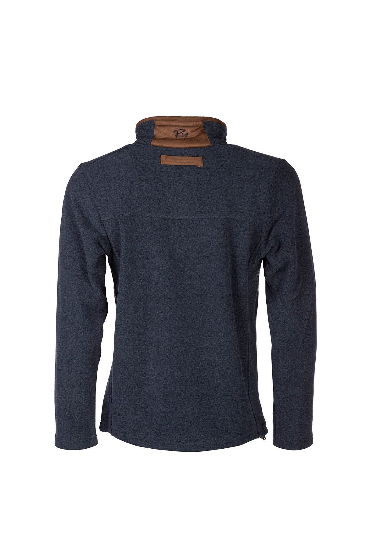 Marl Navy - Mens Huggate Overhead Fleece