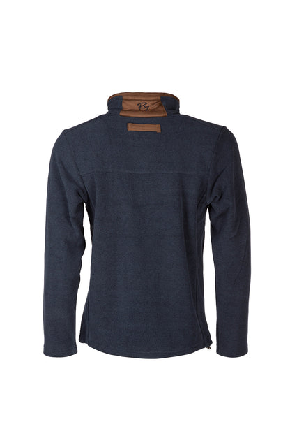 Marl Navy - Mens Huggate Overhead Fleece