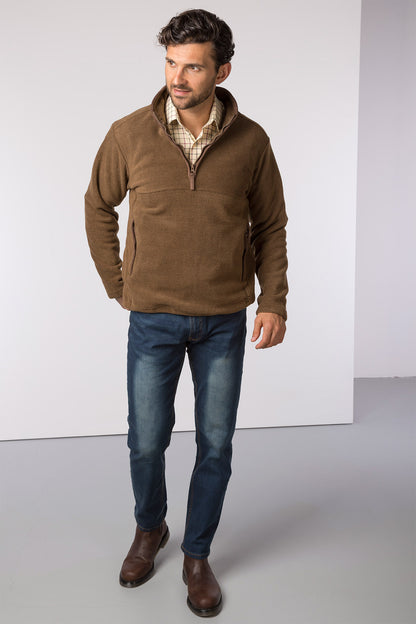 Sandstone - Mens Huggate Overhead Fleece
