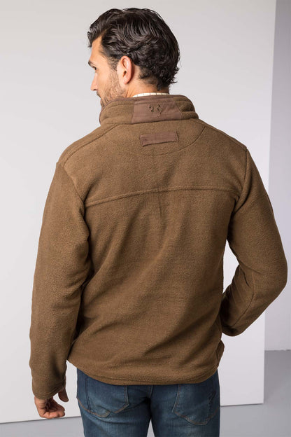 Sandstone - Mens Huggate Overhead Fleece