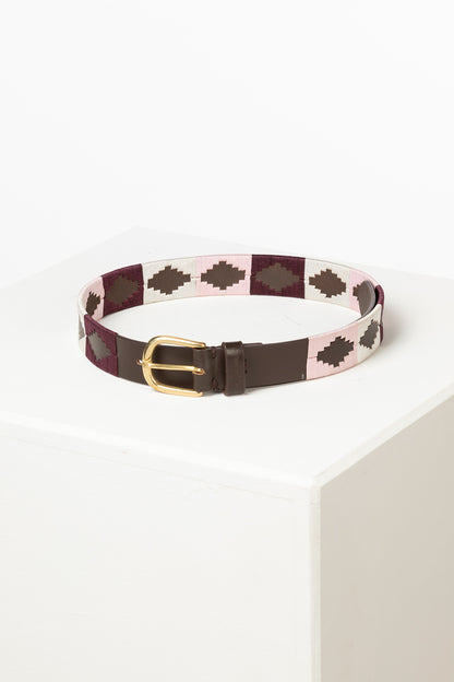 Brown/Berry/Sorbet - Polo Belts - Askwith