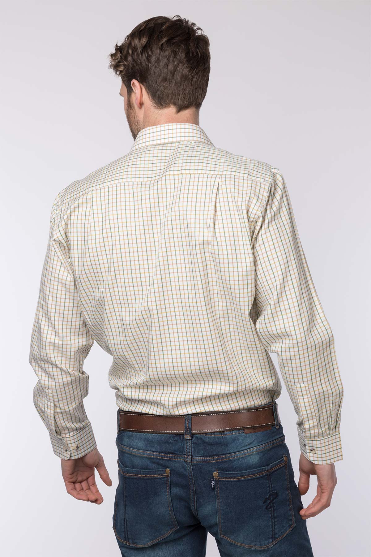 Tattersall Green - Mens 100% Cotton Shooting Shirt